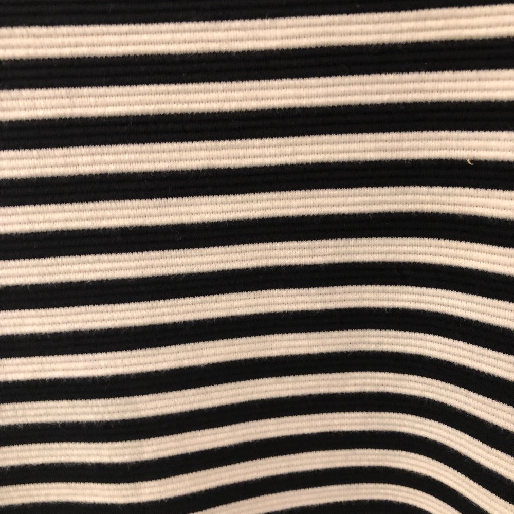 Women’s black and white striped dress - Picture 2 of 2